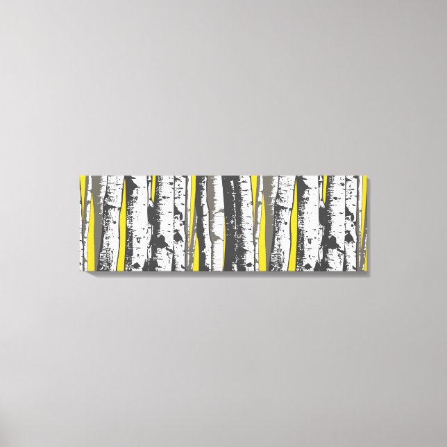 Asphaltbäume Leinwanddruck (Vorderseite)