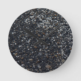 Asphaltdecke Runde Wanduhr