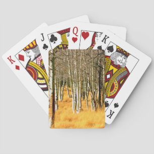 asphaltierte Bäume spielen Karten Spielkarten