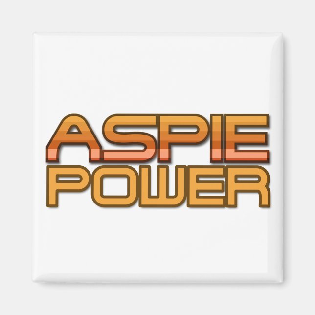 Aspie Power Magnet (Vorne)
