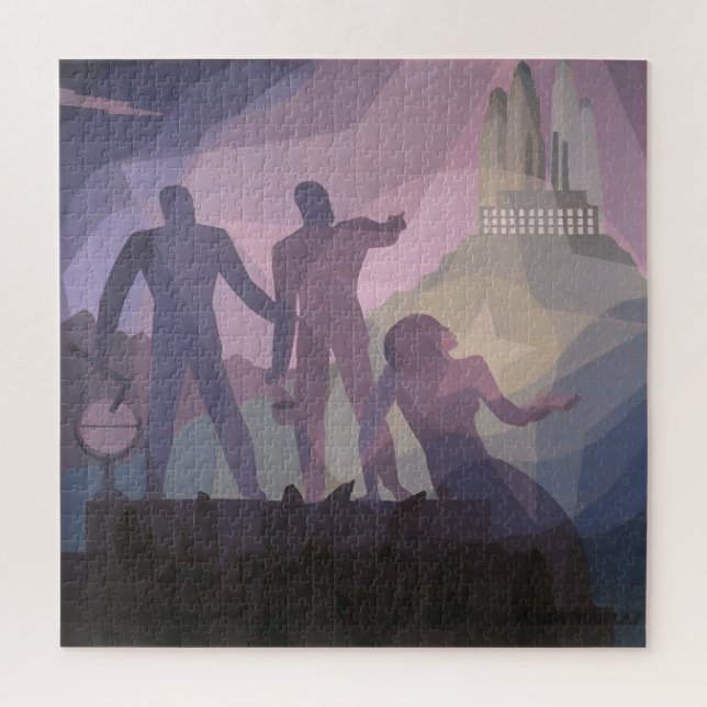 Aspiration – 1936 Aaron Douglas Kunst (Vertikal)