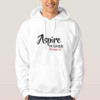 ASPIRE HIGHER Inspiration Christliche Schrift