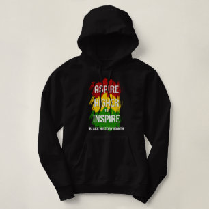 ASPIRE HIGHER INSPIRIER Black History Month Hoodie