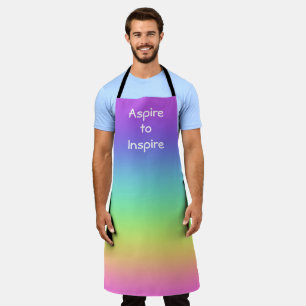 Aspire to Inspirier Rainbow Schürze