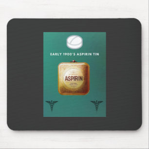 Aspirin-Dose aus den frühen 1900er Jahren Mousepad