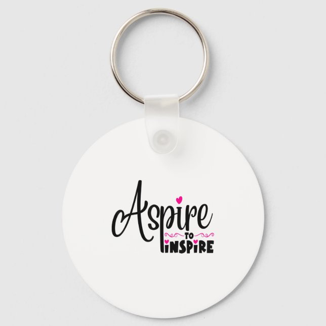 Asre To Insre Sitive Motivational Gift Tee  Schlüsselanhänger (Vorderseite)