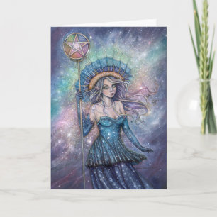 Ass der Pentakel Tarot Kunst von Molly Harrison Karte