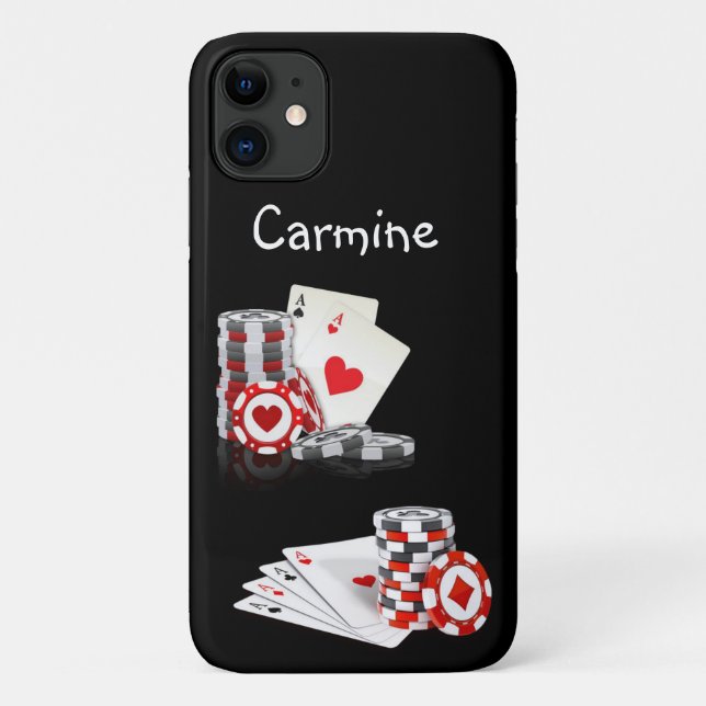 Ass Karten iPhone-Hülle Case-Mate iPhone Hülle (Rückseite)