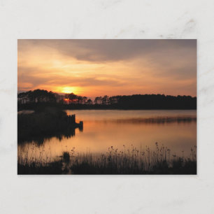 Assafrau Sunset Postcard Postkarte