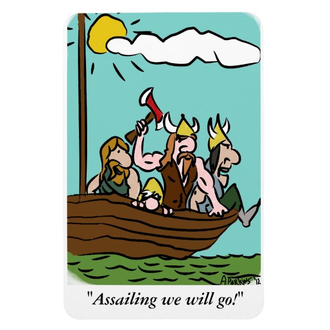 "Assailing wir gehen!" Magnet (Vertikal)