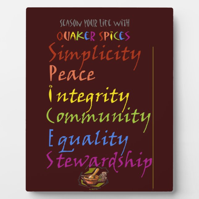 Assaisonnez votre vie avec Quaker Spices Plaque (Devant)