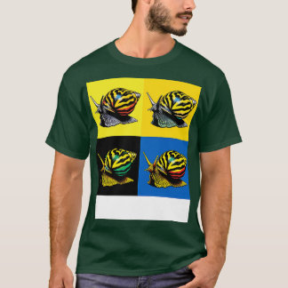 Assassin Schnecke Coole tropische Fische T-Shirt
