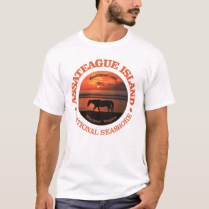 Assateague Insel-Staatsangehörig-Küste T-Shirt