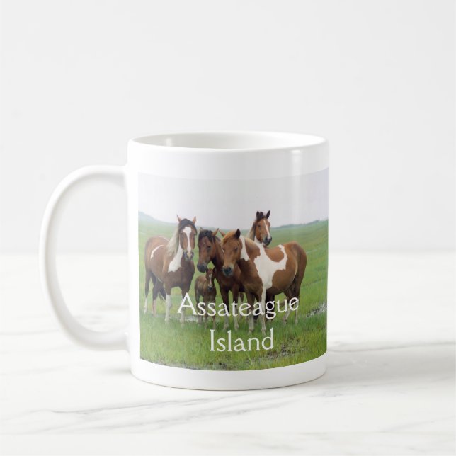 Assateague Island Horses Tasse (Links)