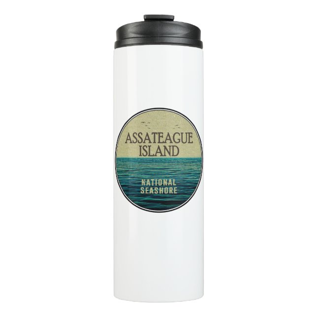 Assateague Island National Seashore Ocean Birds Thermosbecher (Vorderseite)