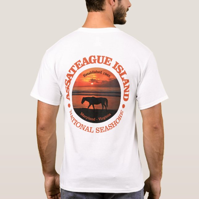 Assateague Island National Seashore T-Shirt (Rückseite)