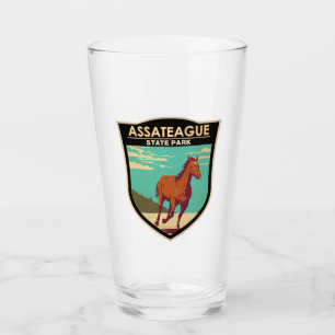 Assateague Staat Park Maryland Abzeichen Glas