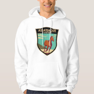 Assateague Staat Park Maryland Abzeichen Hoodie