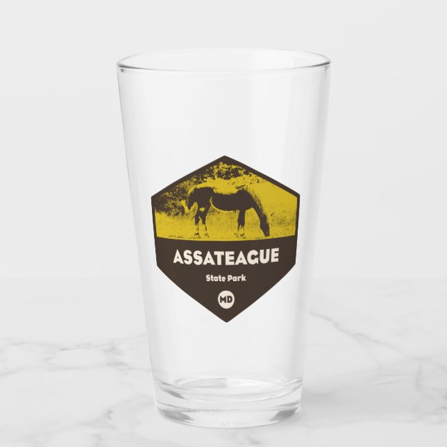 Assateague Staat Park Maryland Glas (Vorderseite)