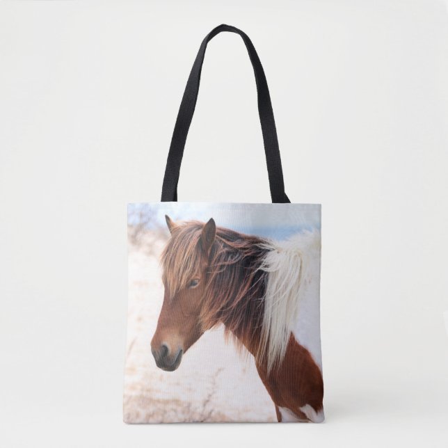 Assateague Wild Horse Tasche (Vorderseite)