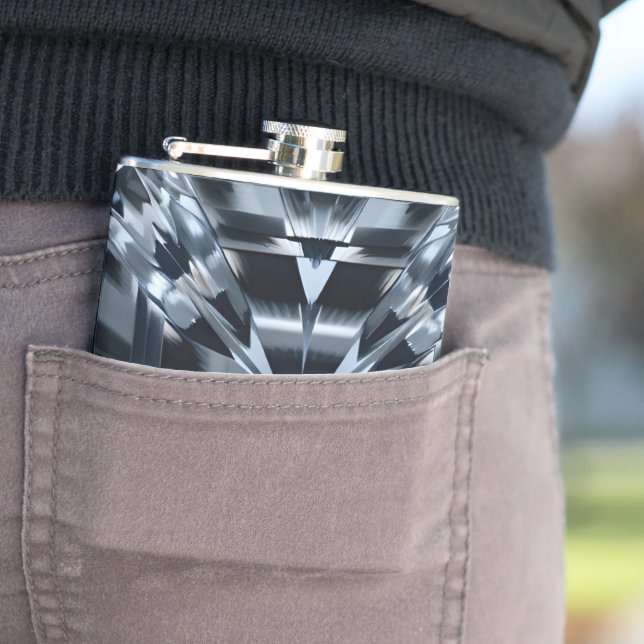 Asscher-Cut Diamond Macro - Spiegelhalle Flachmann (Beispiel)