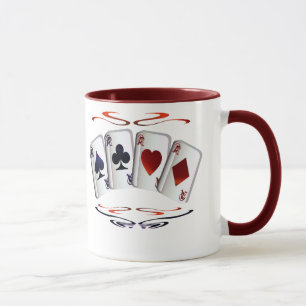 Asse mit Entwurf Tasse