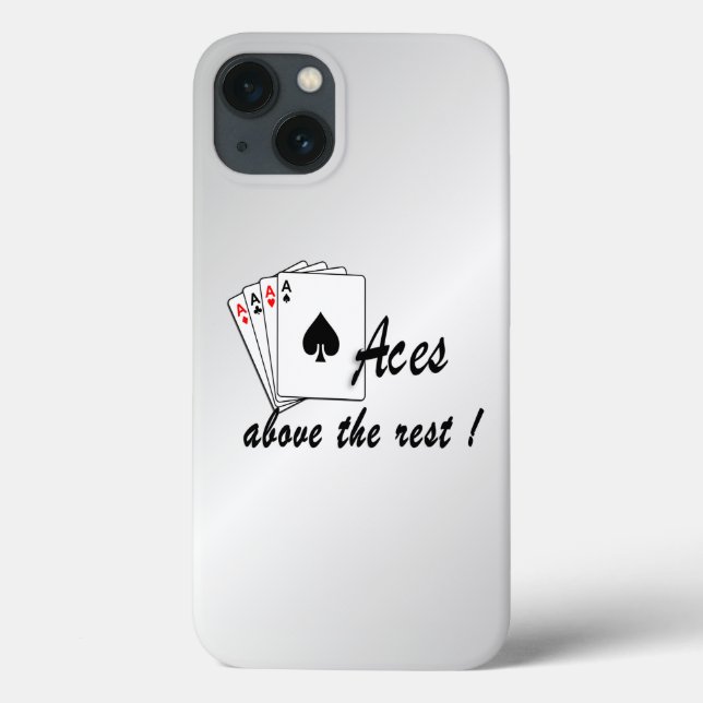 Asse über dem Silber der Erholung Case-Mate iPhone Hülle (Rückseite)