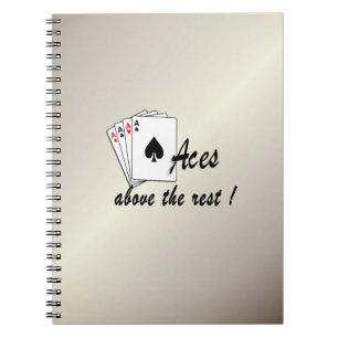 Asse über der Erholung Antikes Gold Notizblock