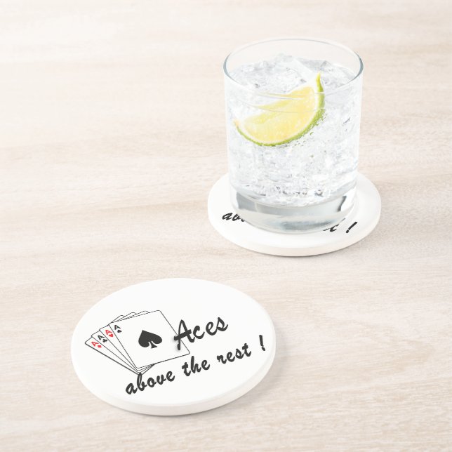 Asse über der Erholung Getränkeuntersetzer (Seite)