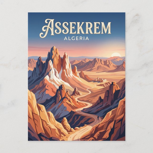 Assekrem Algerien Postkarte (Vorderseite)