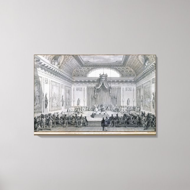 Assemblee des Notables unter Louis Leinwanddruck (Vorderseite)