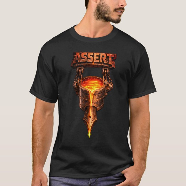 ASSERT – Forged in Fire T-Shirt (Vorderseite)