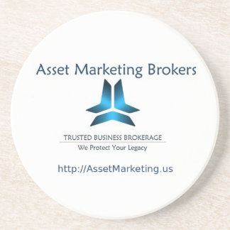 Asset Marketing Makler Tasse Getränkeuntersetzer