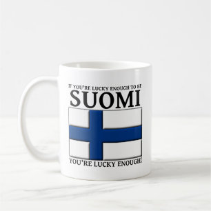 Assez chanceux pour être un mug finnois suomi