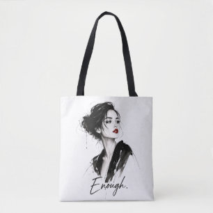 Assez. Sac fourre-tout en coton Statement Minimali