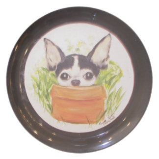 Assiette Chiot d'un plat