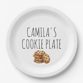 Assiette de cookies personnalisée