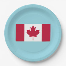 Assiette de fête de la fête du Canada