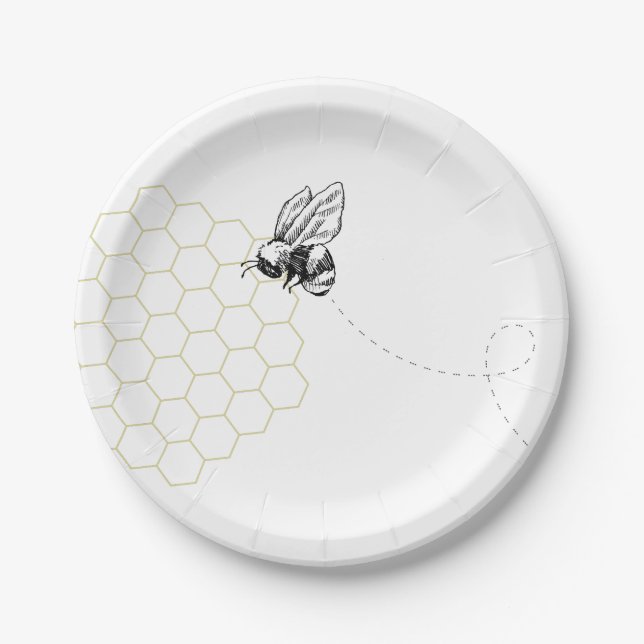 Assiette de la fête des abeilles (Devant)