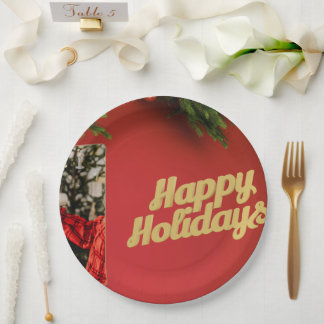 Assiette de Noël de Père Noël mignon – Cadeau de f