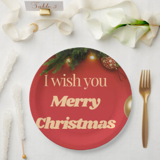 Assiette de Noël de Père Noël mignon – Cadeau de v