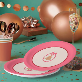 Assiette de Noël en pain d'épices Arbre de Noël Ro