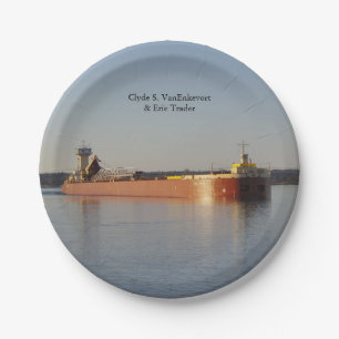 assiette en carton Clyde S. VanEnkevort & Erie Tra