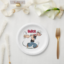 Assiette en carton Popeye