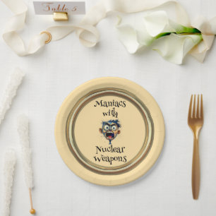 Assiette en carton pour maniaques