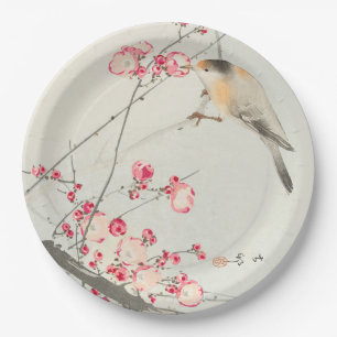 ASSIETTE EN PAPIER: BLOC DE BOIS JAPONAIS : OHARA 