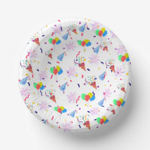 Assiette en papier Chapeau de fête