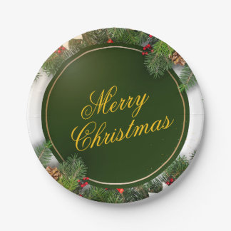 Assiette en papier de Noël – Vaisselle de fête fes