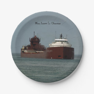Assiette en papier Hon James L. Oberstar