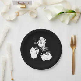 Assiette en papier Popeye